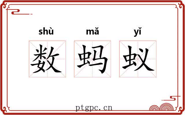 数蚂蚁