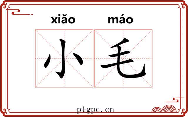 小毛
