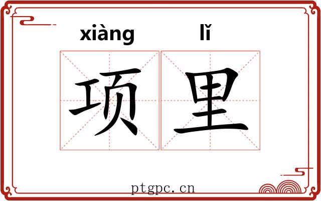 项里 项里
