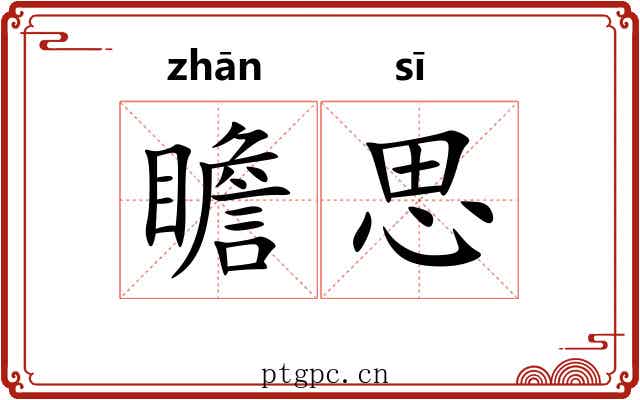 瞻思