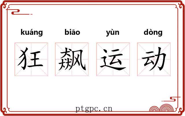 狂飙运动 狂飙运动