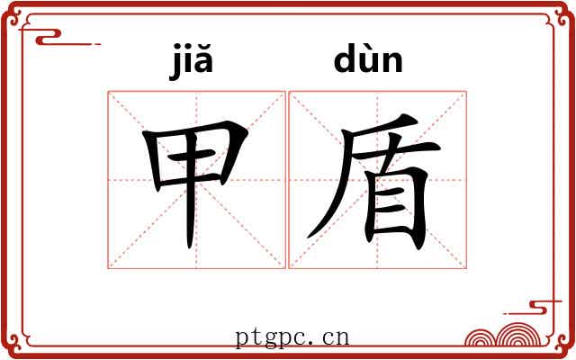甲盾 甲盾