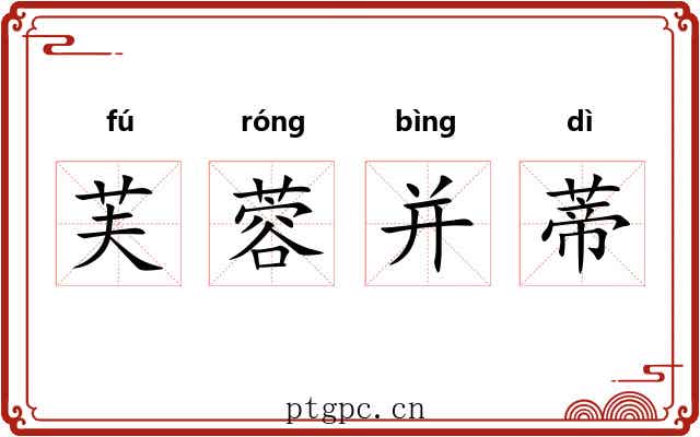 芙蓉并蒂 芙蓉并蒂