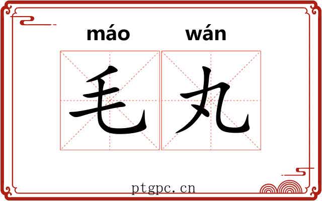 毛丸 毛丸