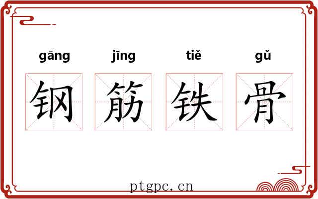 钢筋铁骨 钢筋铁骨