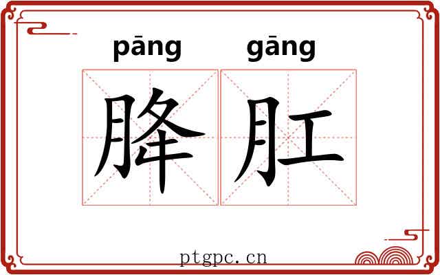 胮肛