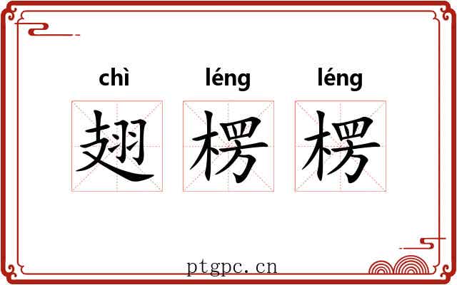 翅楞楞