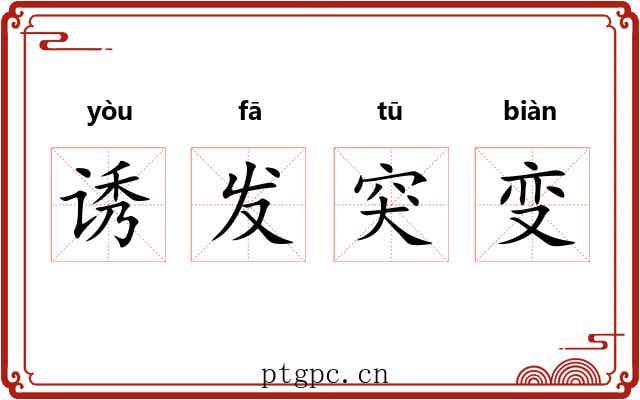 诱发突变 诱发突变
