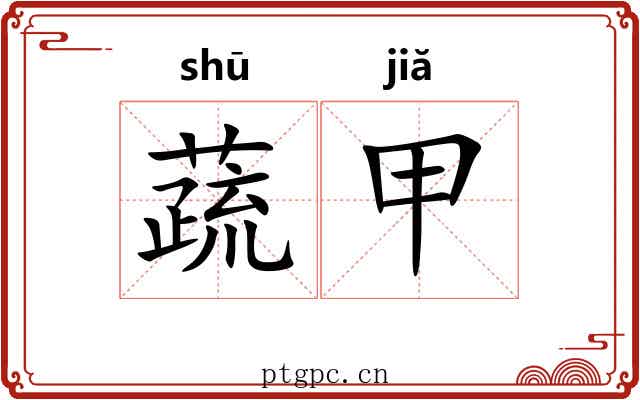 蔬甲