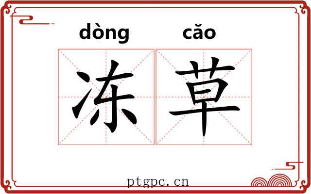 冻草 冻草