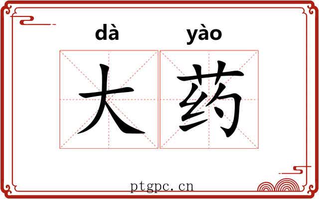 大药 大药