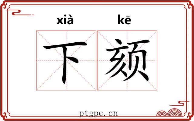 下颏 下颏