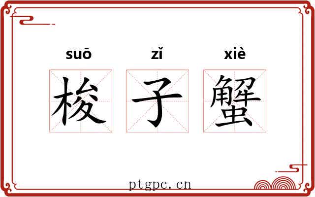 梭子蟹 梭子蟹