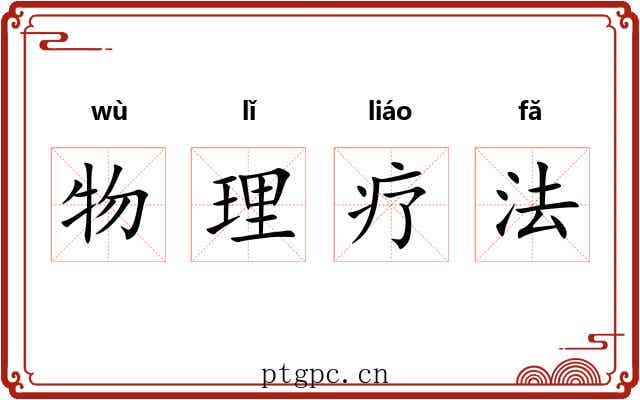 物理疗法 物理疗法
