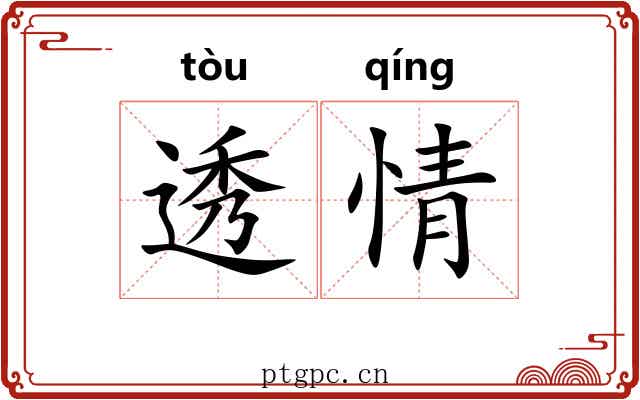 透情