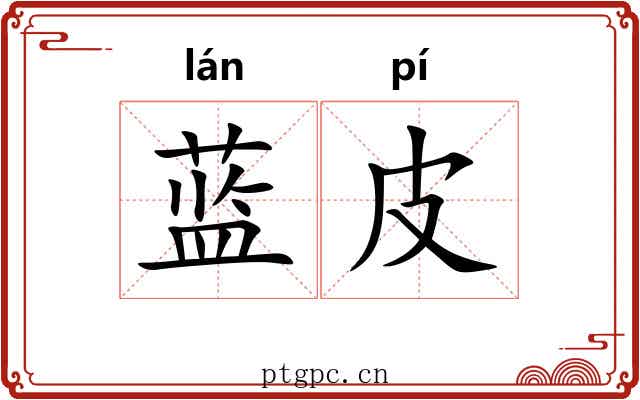 蓝皮