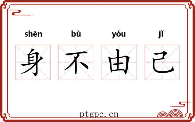 身不由己 身不由己