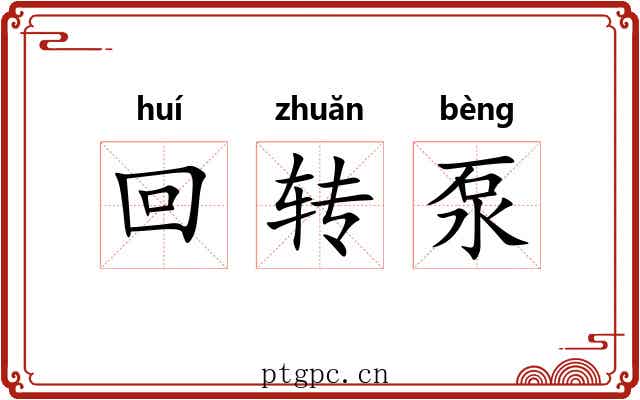 回转泵 回转泵