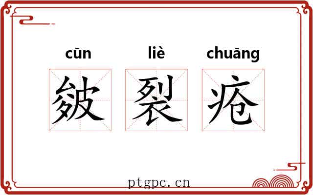 皴裂疮 皴裂疮