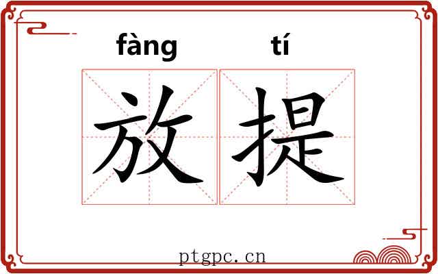 放提