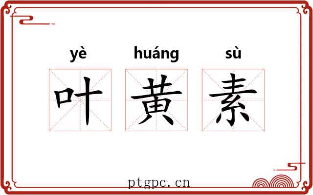 叶黄素 叶黄素