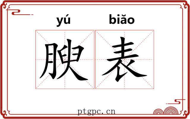 腴表 腴表