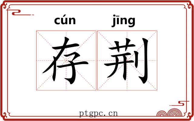 存荆