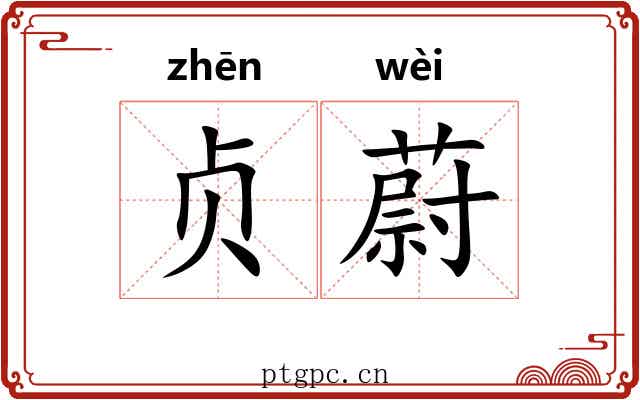 贞蔚