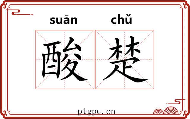 酸楚 酸楚