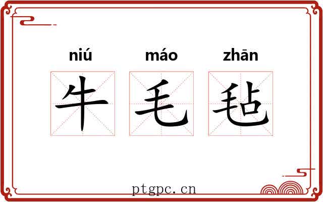 牛毛毡 牛毛毡