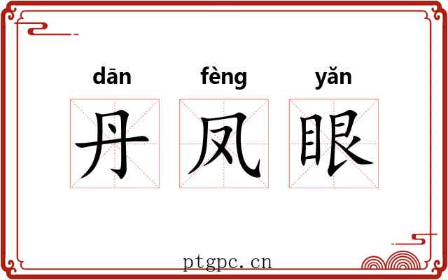 丹凤眼 丹凤眼
