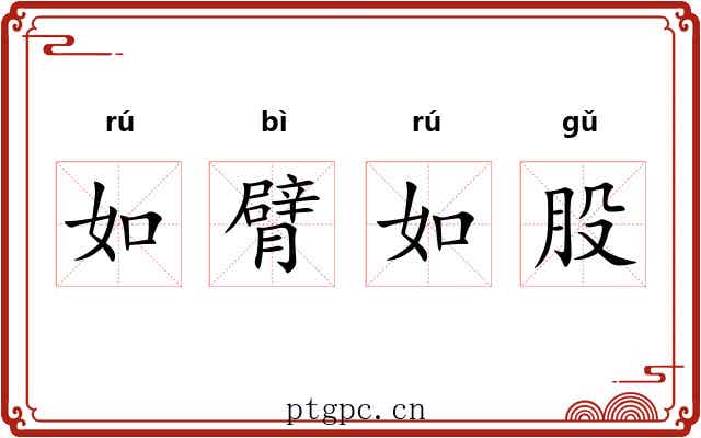 如臂如股 如臂如股
