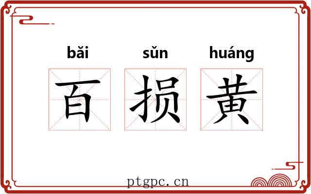 百损黄 百损黄