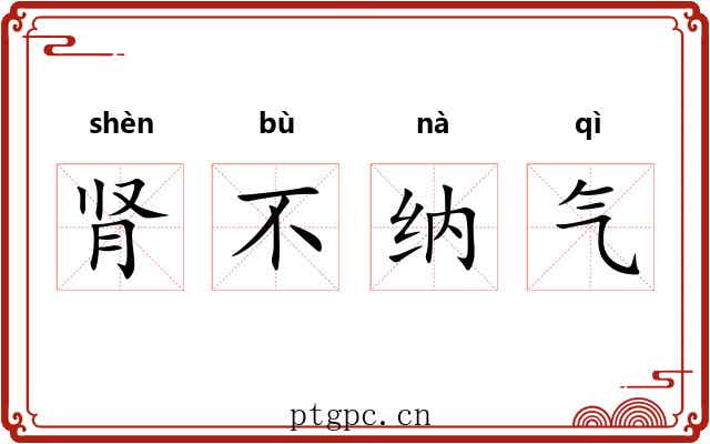 肾不纳气 肾不纳气