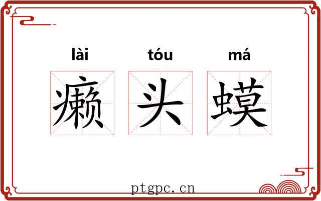 癞头蟆 癞头蟆