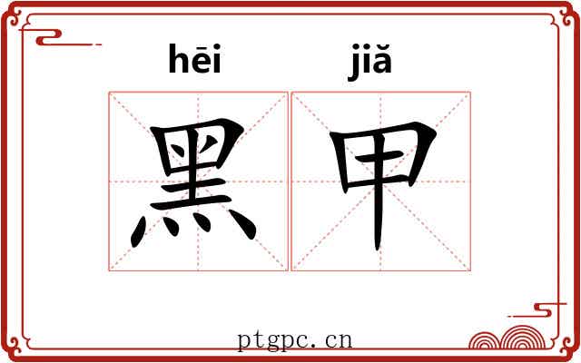 黑甲 黑甲
