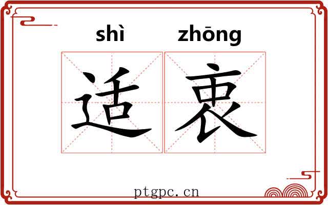 适衷