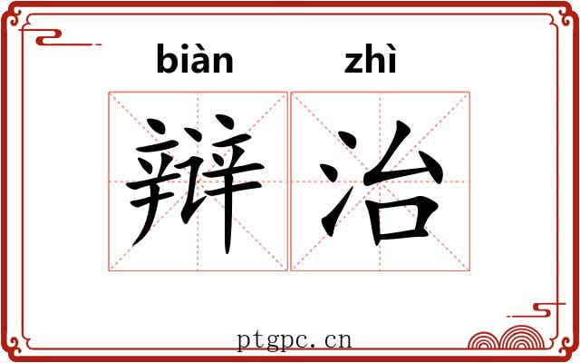 辩治
