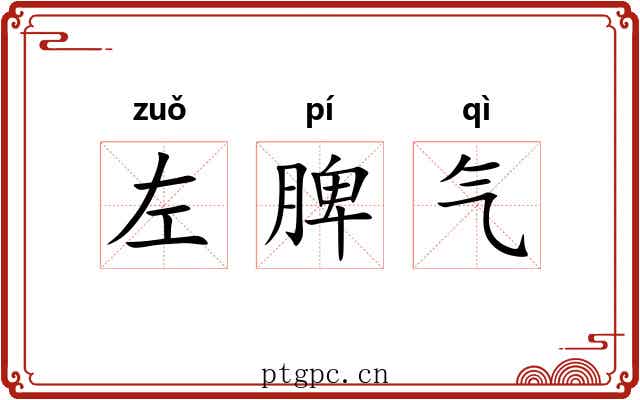 左脾气