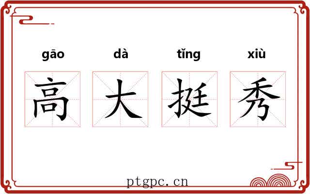 高大挺秀 高大挺秀
