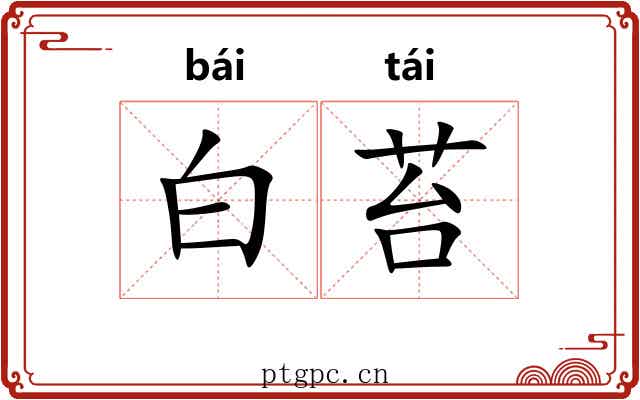 白苔 白苔