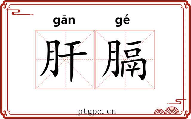 肝膈