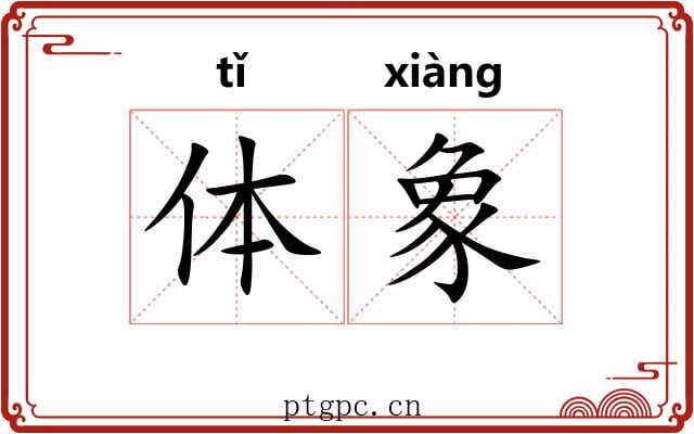 体象 体象