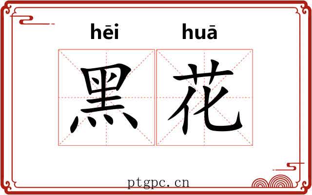 黑花 黑花