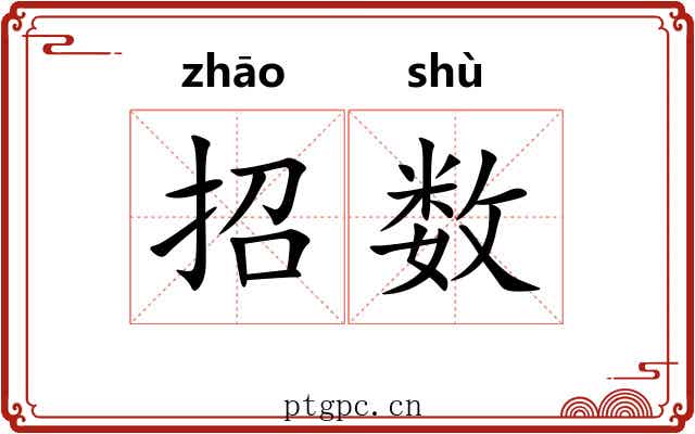 招数 招数