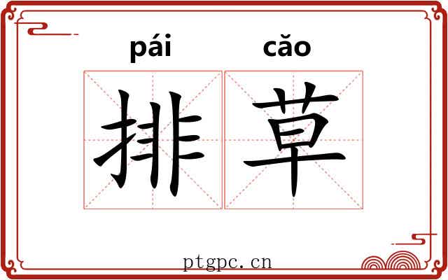 排草 排草