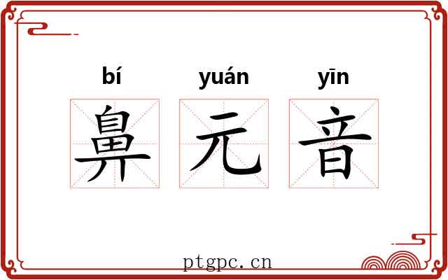 鼻元音 鼻元音