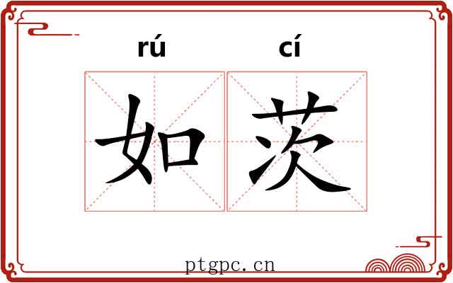 如茨 如茨