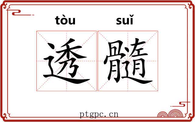 透髓