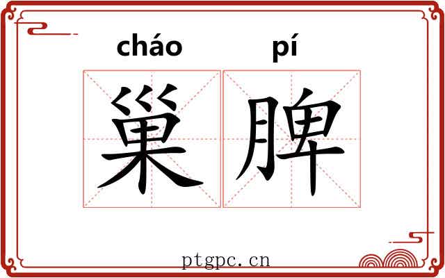 巢脾
